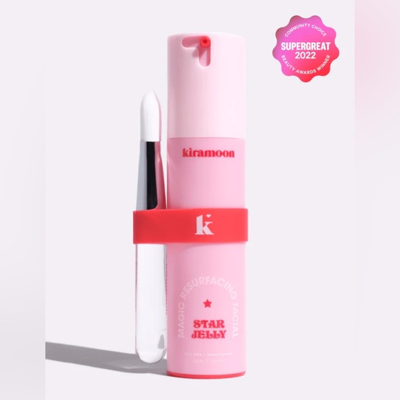*NWT* kiramoon ⭐️ Star Jelly Mask, Magic Resurfacing Facial (10% AHA + Glycerin) - Picture 1 of 16